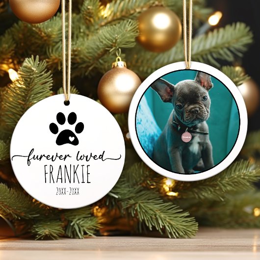 Pet Memorial Ornament met foto