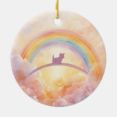 Pet Memorial Ornament - Mijn beschermengel heeft p (Achterkant)