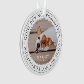 Pet Memorial parti, mais pas oublié photo moderne (devant)