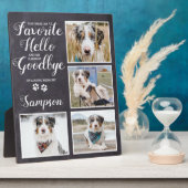 Pet Memorial Personalized Keepomwille Photo Collag Fotoplaat (Zijkant)
