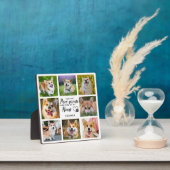 Pet Memorial Personalized Paw Prints Photo Collage Fotoplaat (Insitu)