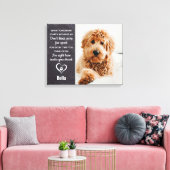 Pet Memorial - Pet Loss Keepomwille Dog Foto Canvas Afdruk (Insitu (Woonkamer))