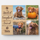 Pet Memorial Pet Loss Keepomwille Photo Collage Fotoplaat (Voorkant)