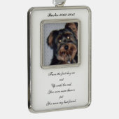 Pet Memorial Photo Ornament (Rechts)