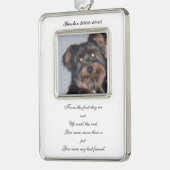 Pet Memorial Photo Ornament (Links)