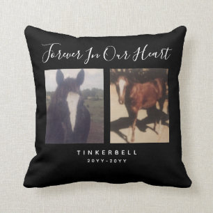 Pet Memorial Two Photo Keepomwille Personalized Kussen