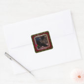  Pet Memorial Vierkante Sticker (Envelop)