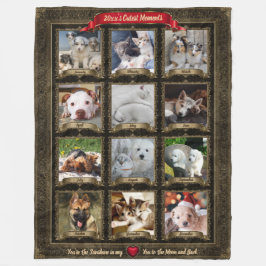 Pet Memories, 12 maanden / foto - groot Fleece Deken