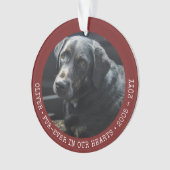 Pet Memory Chat Chien photo Forever Personnalisé (devant)