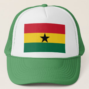 Pet met de Ghanese vlag