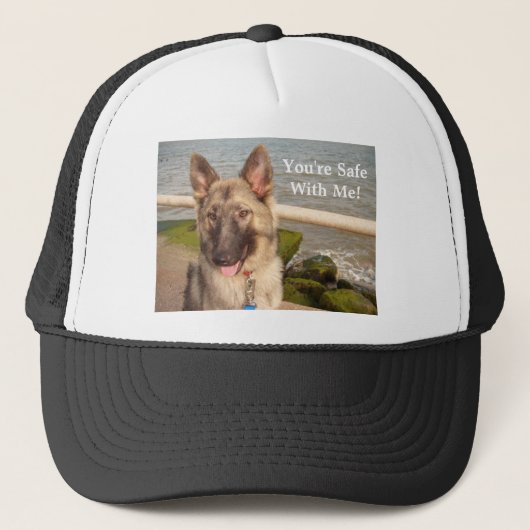 Pet met Duitse herder (Voorkant)