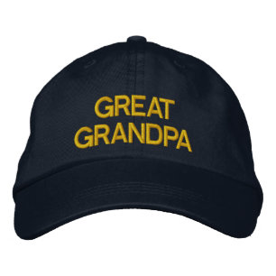 Pet met groot opa-geborduurd