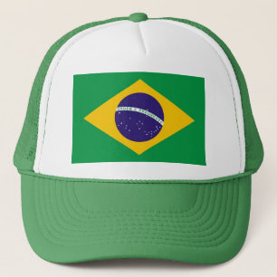 Pet met vlag van Brazilië
