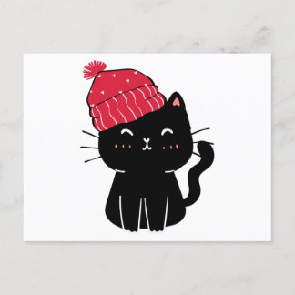 pet met zwarte katten briefkaart