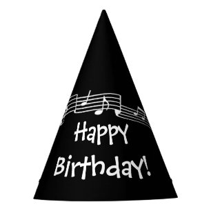 Pet muzieknoten van de Birthday Party Feesthoedjes