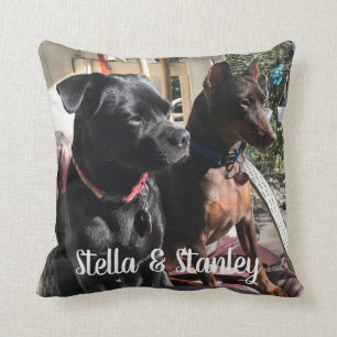 Pet Names Pillow Gezegde op achterzijde Kussen