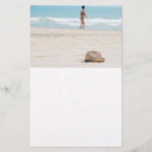 Pet op het strand flyer