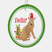 Pet ornament grappige humor schattige hond (Links)