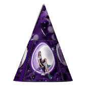 Pet Paarse Moon Child Party Feesthoedjes (Links)