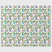 Pet Parrots Galore Wrapping Paper Cadeaupapier (Vlak)