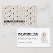 Pet Pattern West Highland Terrier Dog Visitekaartje (Voorkant / Achterkant)