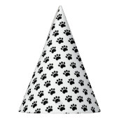 Pet Pauw Print Pattern Party Feesthoedjes (Links)