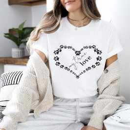 Pet Paw Heart | Mijn ware liefde T-shirt