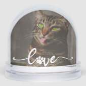 Pet Paw Love | Photo personnalisée de script moder (Avant)