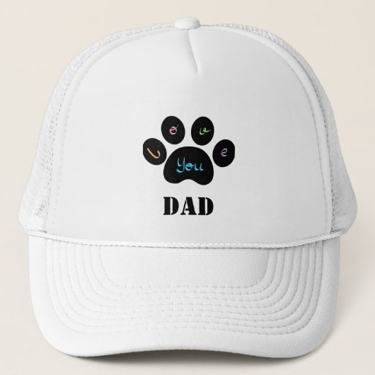 Pet Paw Love You DAD Dog Cat 🐾 Cool (Voorkant)