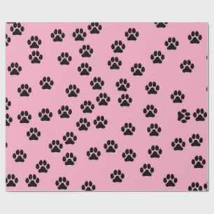 PET Paw Pattern Wrapping Paper Cadeaupapier