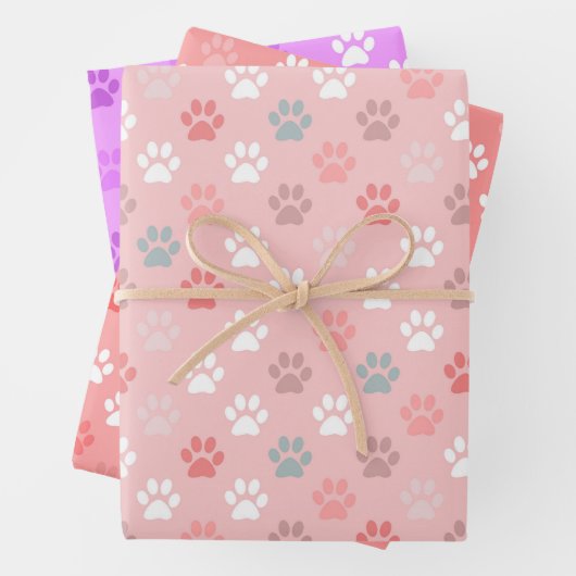 Pet Paw-pekels Inpakpapier Vel (In situ)
