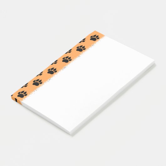 Pet Paw Print Post-it® Notes (Schuin)