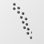 Pet Paw Prints Pet Grooming Shop Front Raamsticker (Vel)