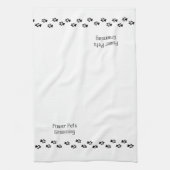 Pet Paws  handdoeken (Verticaal)