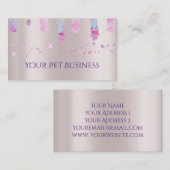 Pet Paws logo Visitekaartje (Voorkant / Achterkant)