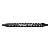 Pet Paws Patroon Zwarte Inkt Pen (Voorkant)