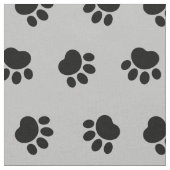 Pet Paws Pattern Fabric Stof (Close Up)