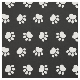 Pet Paws Pattern Fabric Stof
