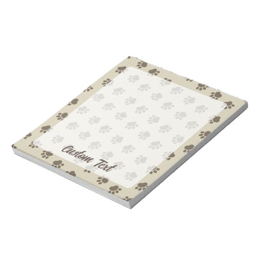 Pet Paws Pattern-Notitieblok Notitieblok (Gedraaid)