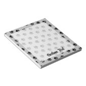 Pet Paws Pattern-Notitieblok Notitieblok (Schuin)