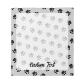 Pet Paws Pattern-Notitieblok Notitieblok (Voorkant)