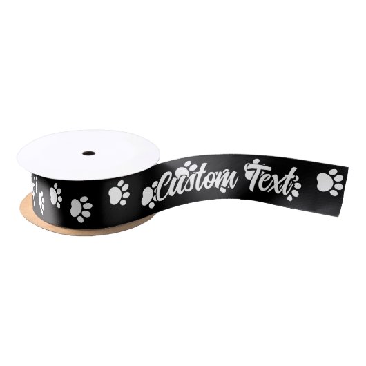 Pet Paws Pattern Satin Ribbon Lint (Spoel)