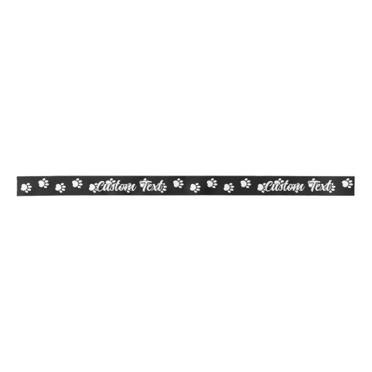 Pet Paws Pattern Satin Ribbon Lint (Voorkant)