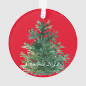 Pet Personnalisé Classic Pine Tree Noël (dos)