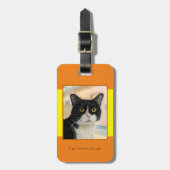 Pet Photo Bagagelabel (Voorkant verticaal)