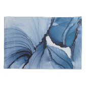 Pet photo - blue ink kussensloop (Achterkant)