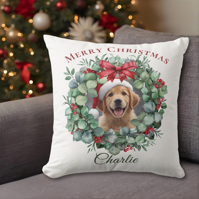 Pet Photo Christmas – Personalized Holiday Gift Kussen (Creator heeft geüpload)
