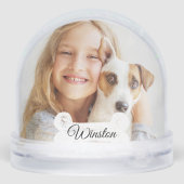 Pet Photo Collage Dog Bone Pet Name Sweet keepsake (Arrière)