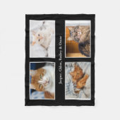 Pet Photo Collage Fleece Deken (Voorkant)