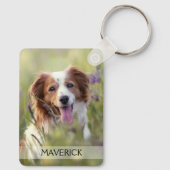 Pet Photo Double Sided Aluminum Sleutelhanger (Achterkant)